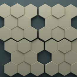 Гипсовые 4D световые панели #1