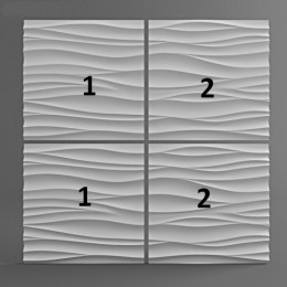 Гипсовая 3D панель PNL2145