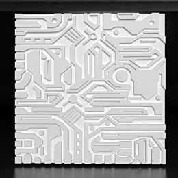 Гипсовая 3D панель PNL2180
