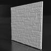 Гипсовая 3D панель Letters-1 купить в Decoro-Gesso.ru