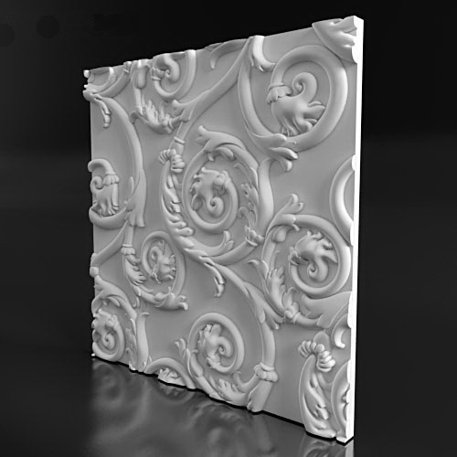 Гипсовая 3D панель TWIG купить в Decoro-Gesso.ru