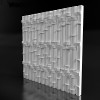 Гипсовая 3D панель BAMBOO купить в Decoro-Gesso.ru