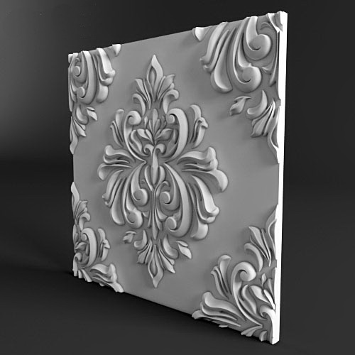 Гипсовая 3D панель CLASSIC-1 купить в Decoro-Gesso.ru