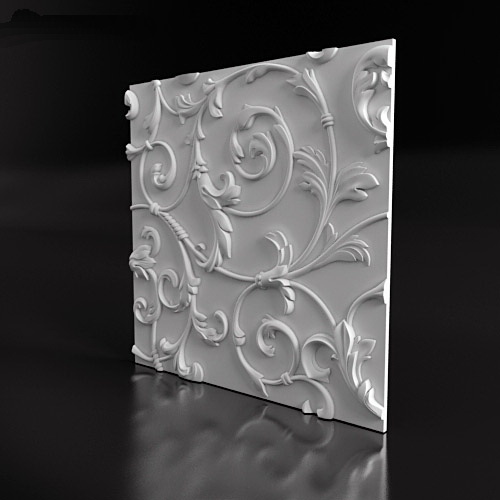 Гипсовая 3D панель LILIA купить в Decoro-Gesso.ru