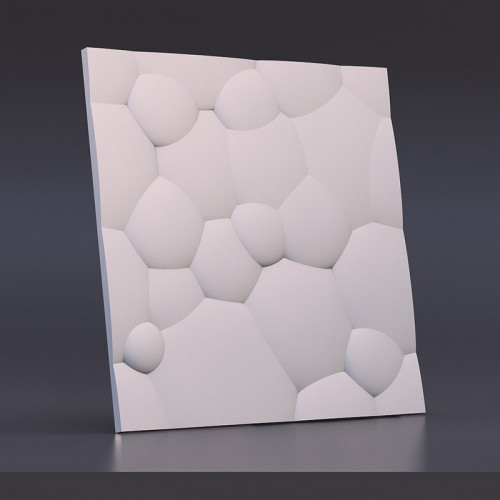 Гипсовая 3D панель Пузыри купить в Decoro-Gesso.ru
