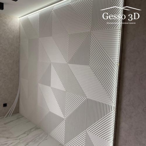 Гипсовая 3D панель Консул 2 купить в Decoro-Gesso.ru