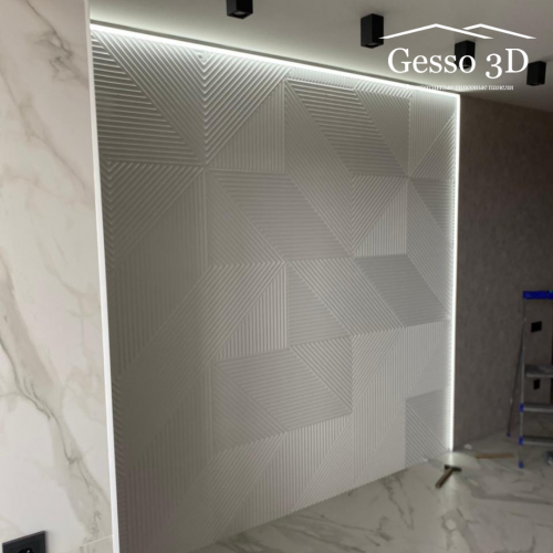 Гипсовая 3D панель Консул 2 купить в Decoro-Gesso.ru