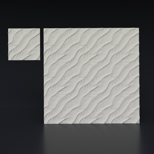 Гипсовая 3D панель Волна Каноэ купить в Decoro-Gesso.ru