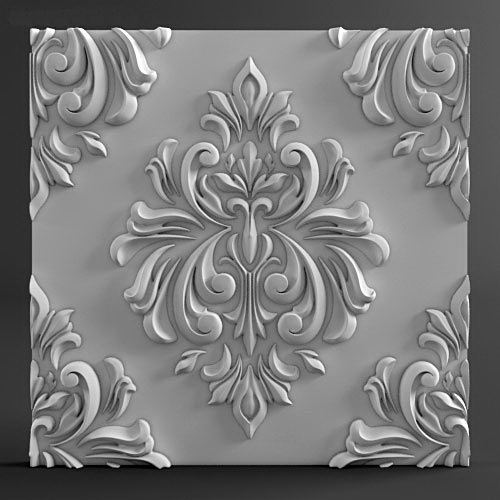 Гипсовая 3D панель CLASSIC-1 купить в Decoro-Gesso.ru