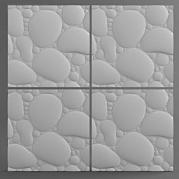 Гипсовая 3D панель PNL2209