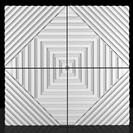 Гипсовая 3D панель PNL2254