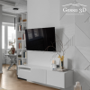 Гипсовая 3D панель Urban-1 купить в Decoro-Gesso.ru