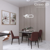 Гипсовая 3D панель Параллели купить в Decoro-Gesso.ru