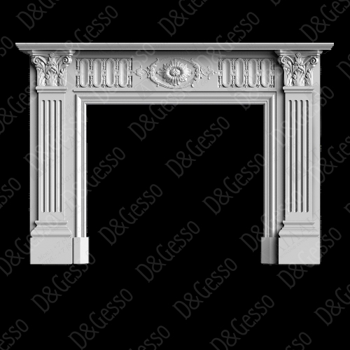 Гипсовый Камин КН Decoro-Gesso 3
