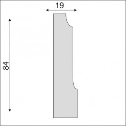 Плинтус Decoro-Gesso ПС14