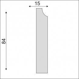 Плинтус Decoro-Gesso ПС18