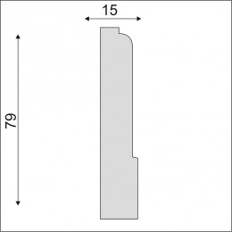 Плинтус Decoro-Gesso ПС19