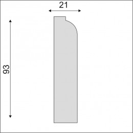 Плинтус Decoro-Gesso ПС6
