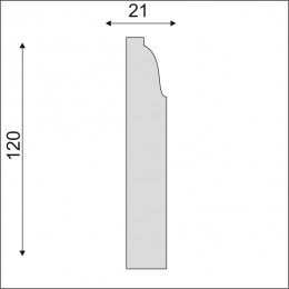 Плинтус Decoro-Gesso ПС8
