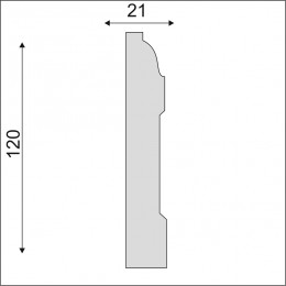 Плинтус Decoro-Gesso ПС9