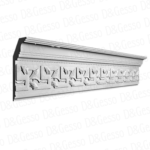 Потолочный Карниз с декором КД Decoro-Gesso 11