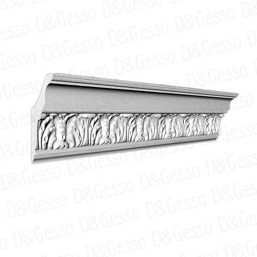 Потолочный Карниз с декором КД Decoro-Gesso 13