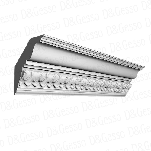 Потолочный Карниз с декором КД Decoro-Gesso 24