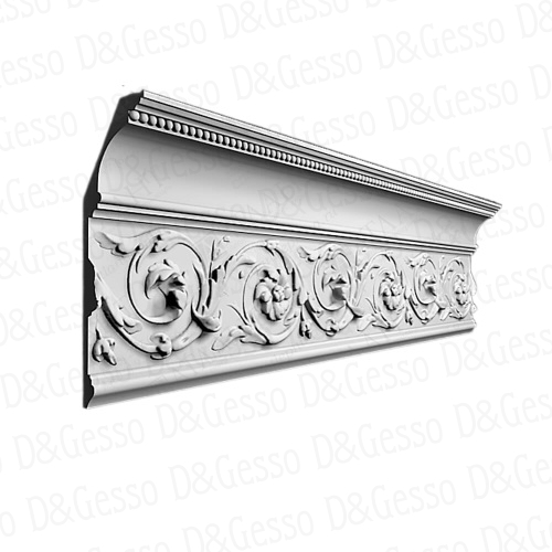 Потолочный Карниз с декором КД Decoro-Gesso 3 купить в Decoro-Gesso.ru