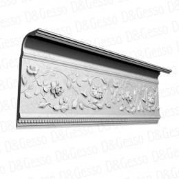 Потолочный Карниз с декором КД Decoro-Gesso 5