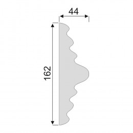 Гладкий Молдинг Decoro-Gesso М100