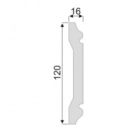 Гладкий Молдинг Decoro-Gesso М105