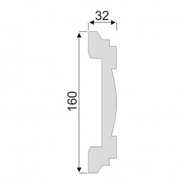 Гладкий Молдинг Decoro-Gesso М106