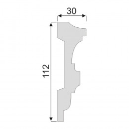 Гладкий Молдинг Decoro-Gesso М109