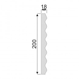 Гладкий Молдинг Decoro-Gesso М110