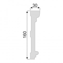 Гладкий Молдинг Decoro-Gesso М111