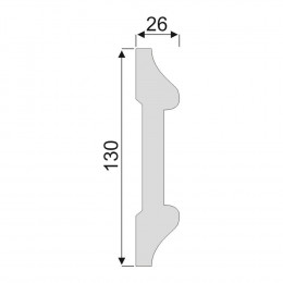 Гладкий Молдинг Decoro-Gesso М112