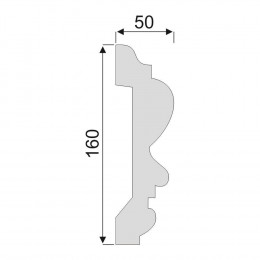 Гладкий Молдинг Decoro-Gesso М114