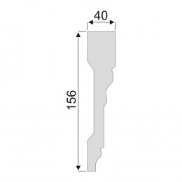 Гладкий Молдинг Decoro-Gesso М127