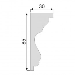 Гладкий Молдинг Decoro-Gesso М146