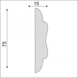 Гладкий Молдинг Decoro-Gesso М170