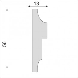 Гладкий Молдинг Decoro-Gesso М173