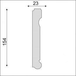 Гладкий Молдинг Decoro-Gesso М181