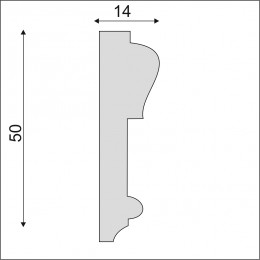 Гладкий Молдинг Decoro-Gesso М190