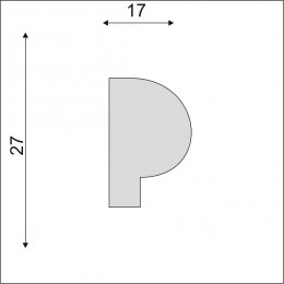 Гладкий Молдинг Decoro-Gesso М194