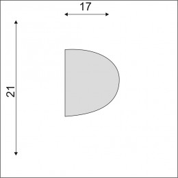 Гладкий Молдинг Decoro-Gesso М195