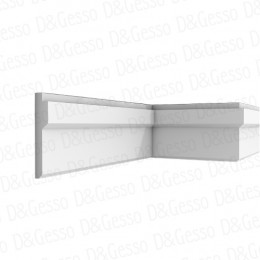 Гладкий Молдинг Decoro-Gesso М23
