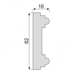 Гладкий Молдинг Decoro-Gesso М24