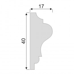 Гладкий Молдинг Decoro-Gesso М32