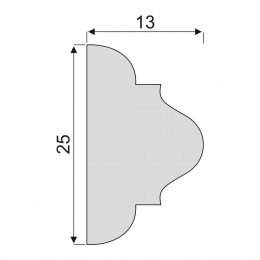 Гладкий Молдинг Decoro-Gesso М35