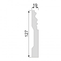 Гладкий Молдинг Decoro-Gesso М64